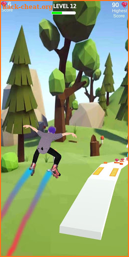 Roller Skating Park – 3D Sky Roll Skate screenshot