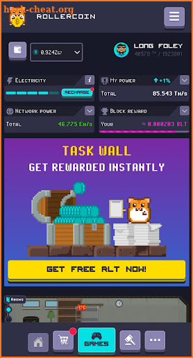 RollerCoin Mining Game screenshot