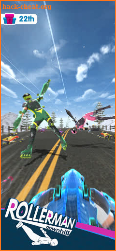 Rollerman Run 3D screenshot