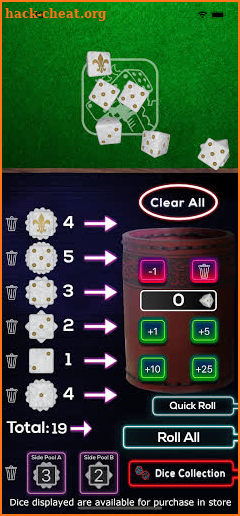 RollHammer: Battle Dice screenshot