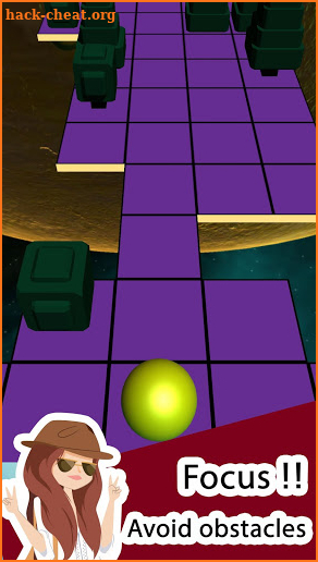 Rolling Ball Bounce on the sky screenshot