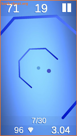 Rolling ball: do not let balloon hit the wall screenshot