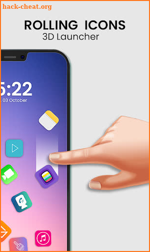 Rolling Icon - 3D Live Wallpaper & Launcher 2021 screenshot