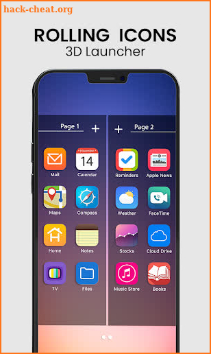 Rolling Icon - 3D Live Wallpaper & Launcher 2021 screenshot