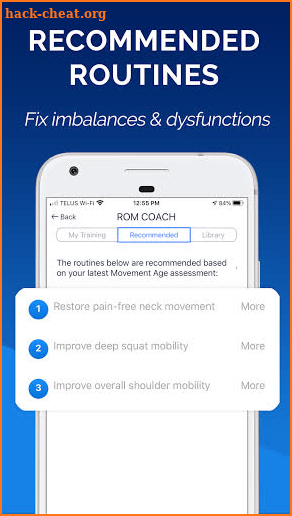 ROM Coach (Mobility) screenshot