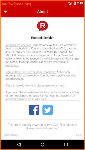 Romania Insider daily news screenshot