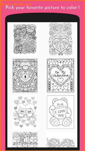 Romantic Heart Coloring Book screenshot