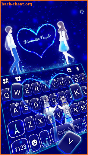 Romantic Love Keyboard Theme screenshot