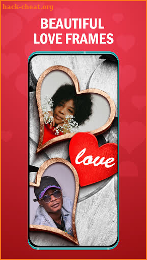 Romantic Love Photo Frames App screenshot