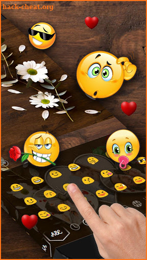 Romantic Love Photo Frames keyboard theme screenshot