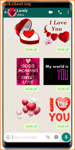 Romantic love stickers 2020 ❤️ WAStickerApps Love screenshot