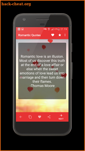 Romantic Quotes screenshot