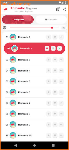 Romantic Ringtones 2020 screenshot