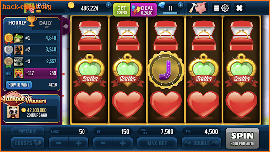 Romantic Spin Slots - Las Vegas Casino screenshot