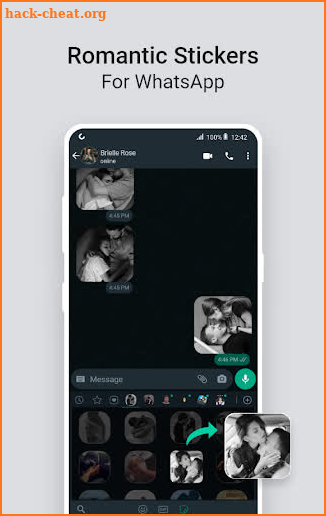 Romantic Stickers For WA screenshot