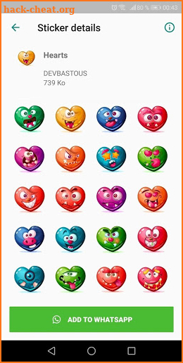 Romantic Stickers for Whatsapp screenshot