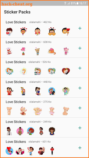 Romantic Stickers For Whatsapp - WAStickerApps screenshot