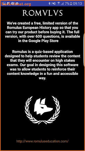 Romulus European History Lite screenshot