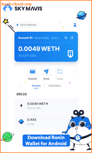 Ronin Wallet - Marketplace Axies infinity screenshot