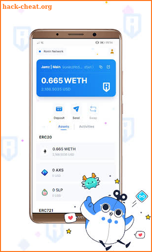 Ronin Wallet - Marketplace For Axies screenshot