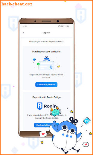 Ronin Wallet - Marketplace For Axies screenshot