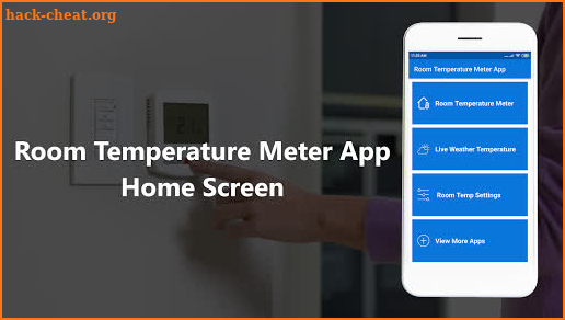 Room Temperature Meter App screenshot