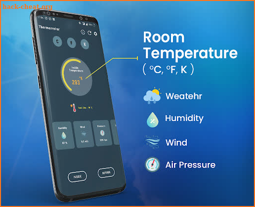 Room Temperature Thermometer screenshot