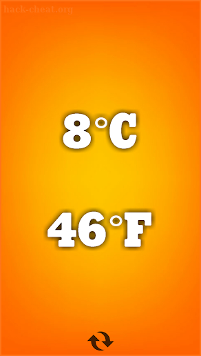 Room thermometer screenshot