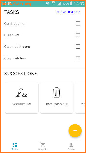 Roomies - manage your household tasks and supplies screenshot