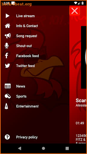 Rooster 101.5 screenshot