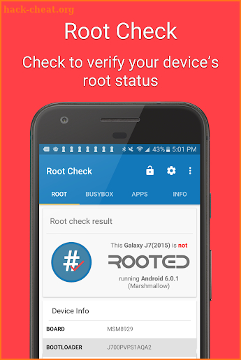 Root Check screenshot