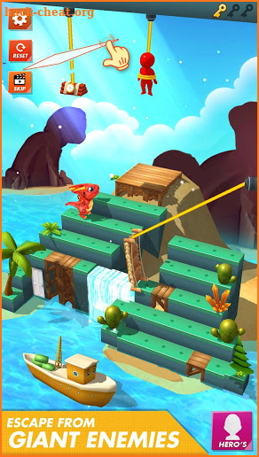 Rope Cut - Rescue Hero screenshot