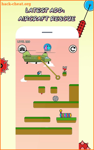 Rope Heroes- Fire rope rescue！ screenshot