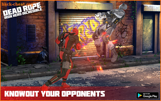 Rope Iron Hero Incredible Attack Battle City screenshot