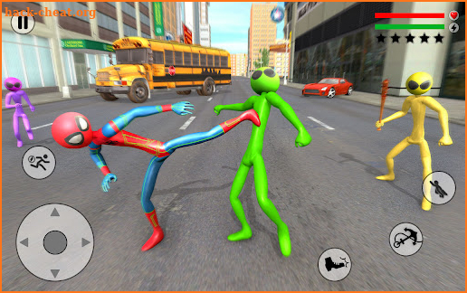 Rope Stickman Hero Vegas Crime Fight screenshot