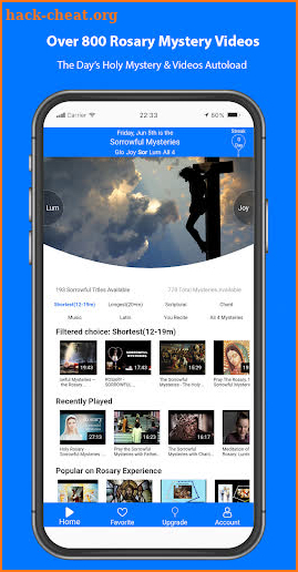 Rosary Experience: Netflix of Holy Rosary Catholic screenshot