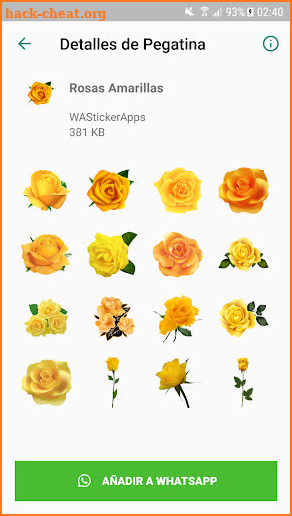 Rosas Pegatinas - WAStickerApps screenshot