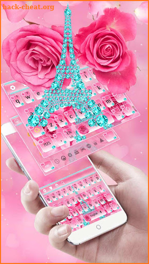 Rose Diamond Paris Keyboard screenshot