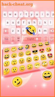 Rose Gold Apple Keyboard Theme screenshot