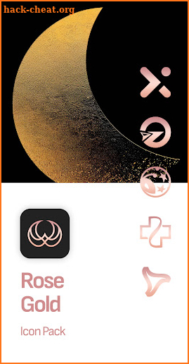 Rose Gold Icon Pack screenshot