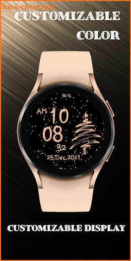 Rose gold snow watch screenshot