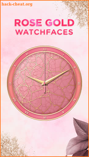 Rose Gold Theme Watch Faces screenshot