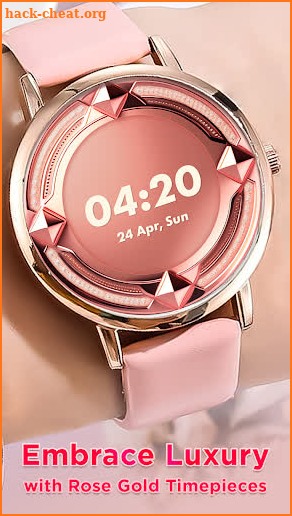 Rose Gold Theme Watch Faces screenshot