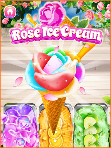 Rose Ice Cream Maker screenshot