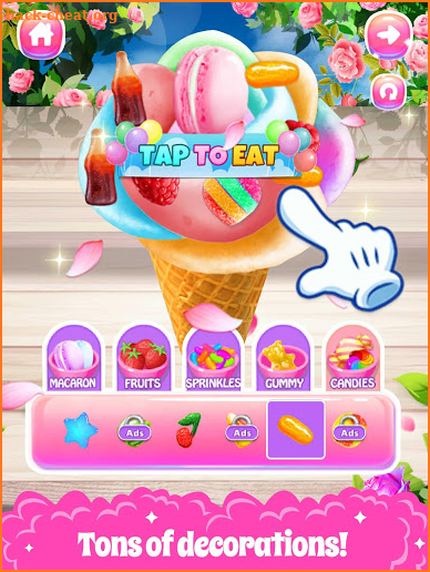 Rose Ice Cream Maker screenshot