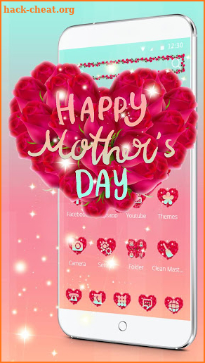 Rose Love Theme Launcher for Mothers’ Day screenshot