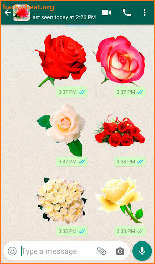 Roses 🌹 Flowers Stickers 💐🌷🌺🌸🌼 WastickerApps screenshot