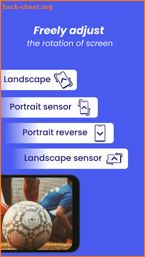 Rotation control - Ultimate screen orientation screenshot