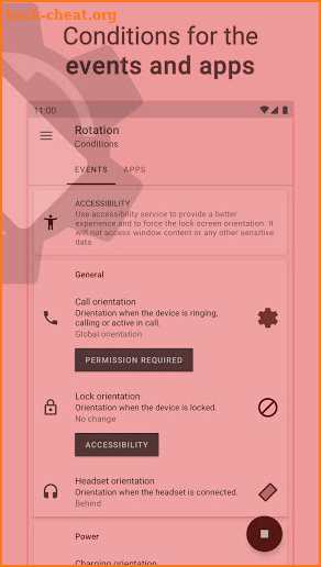 Rotation | Orientation Manager screenshot