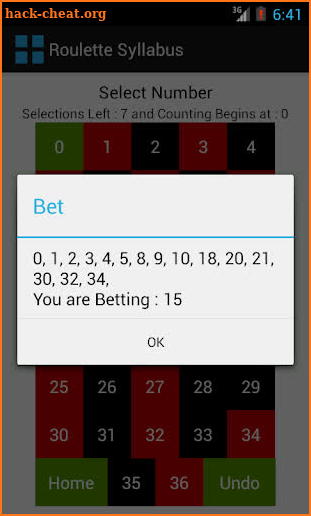 Roulette Syllabus screenshot